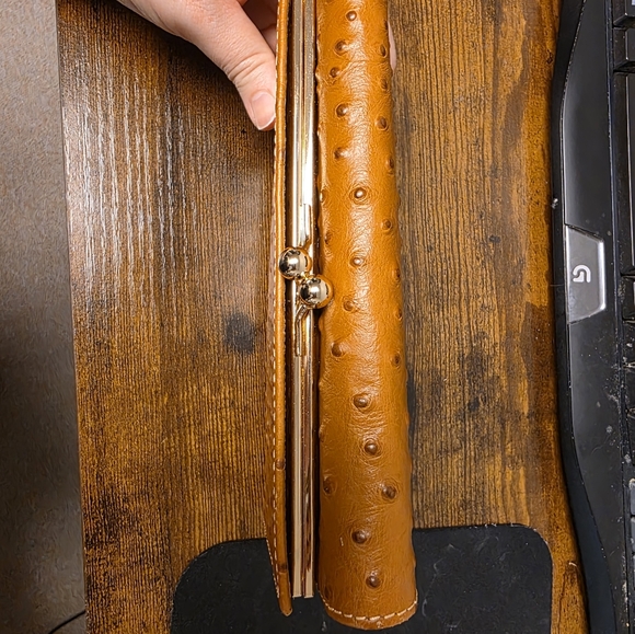 Dooney & Bourke Ostrich Leather Wallet - Picture 2 of 5